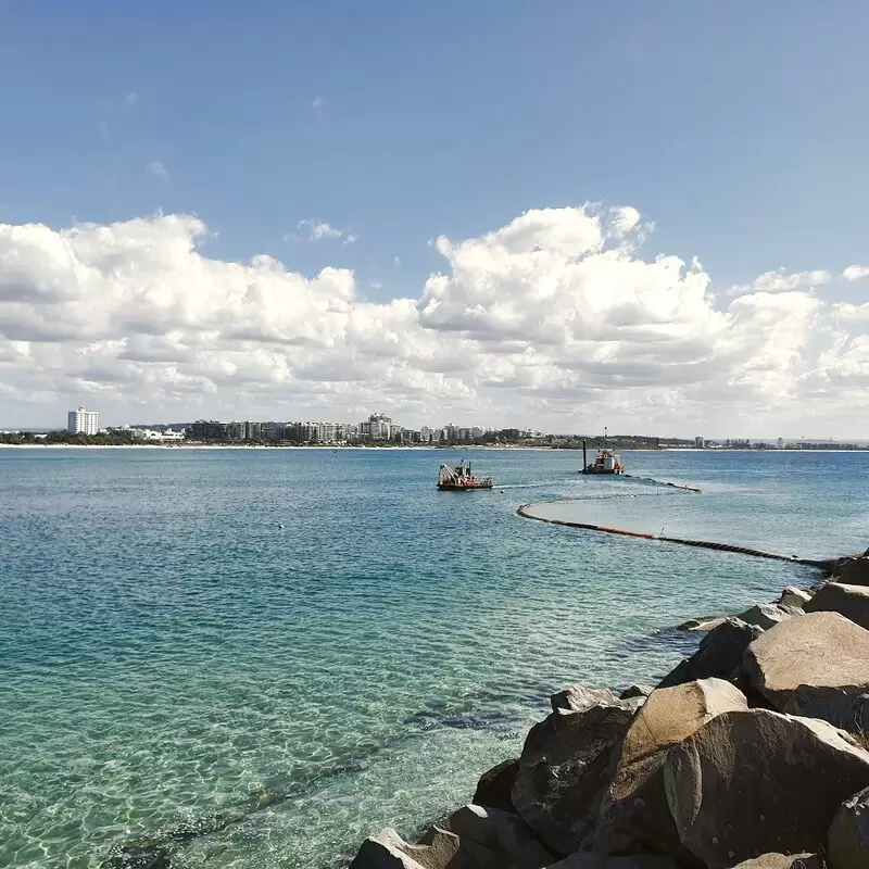 Rock wall Mooloolaba