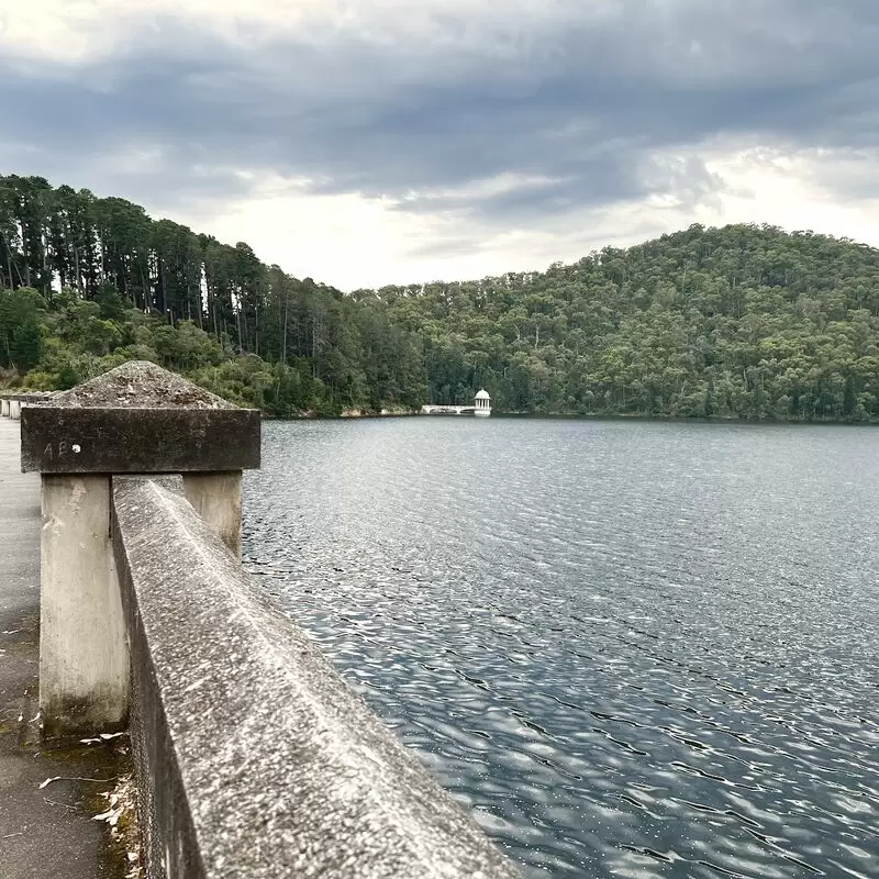 Maroondah Reservoir spillway