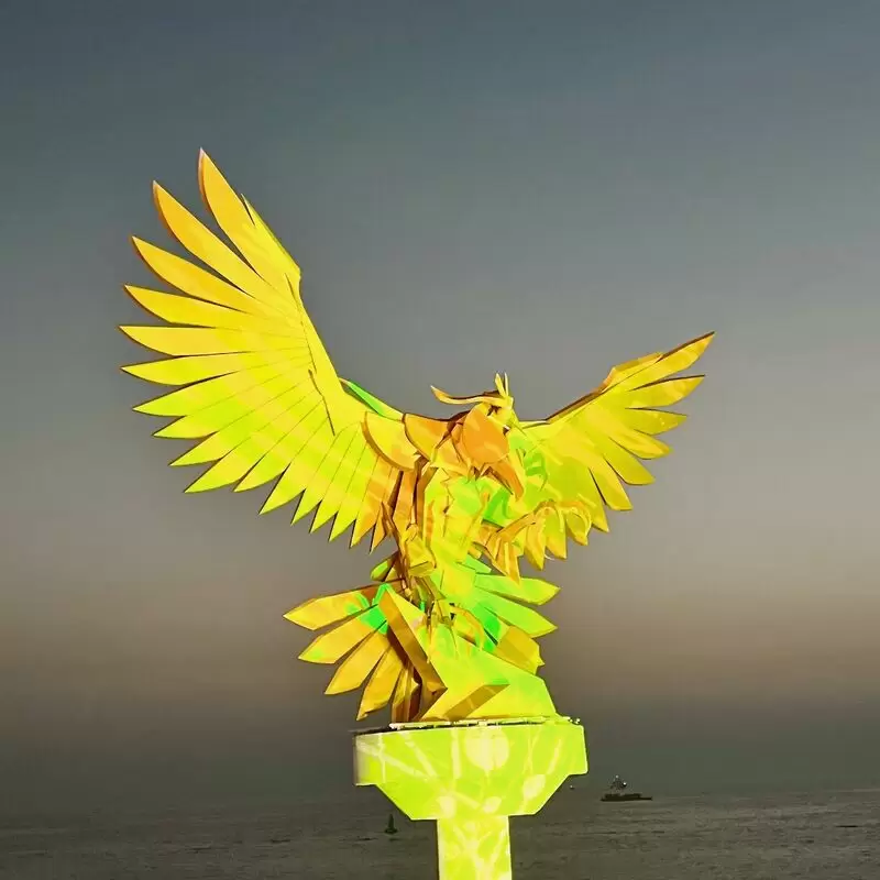 The Golden Eagle Statue