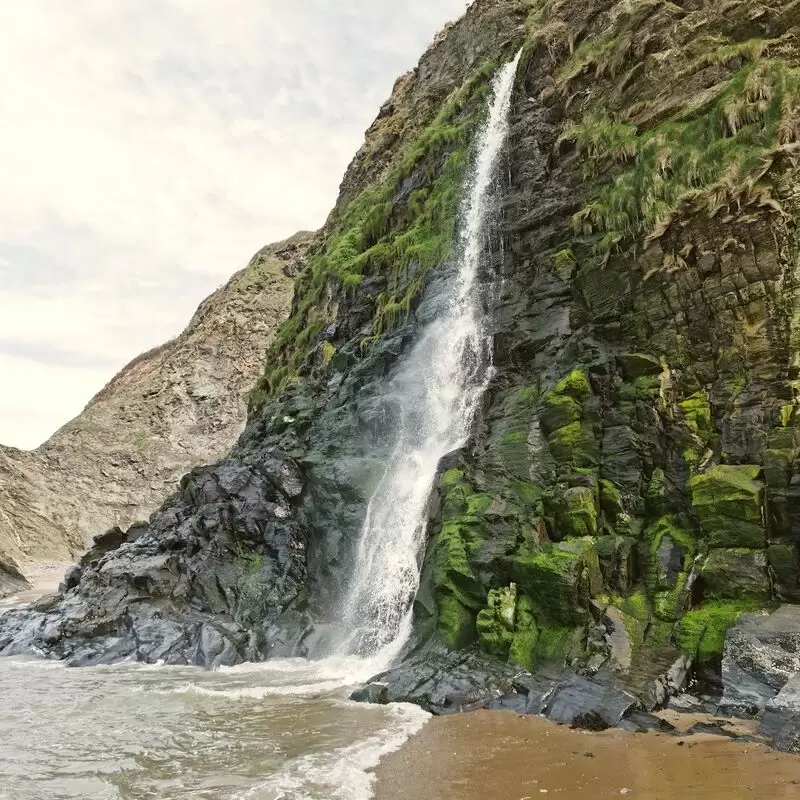 Tresaith Waterfall