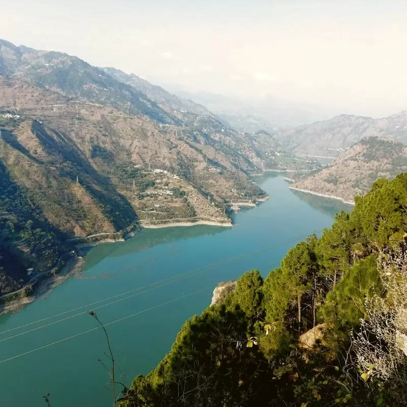 Chamera Lake view point