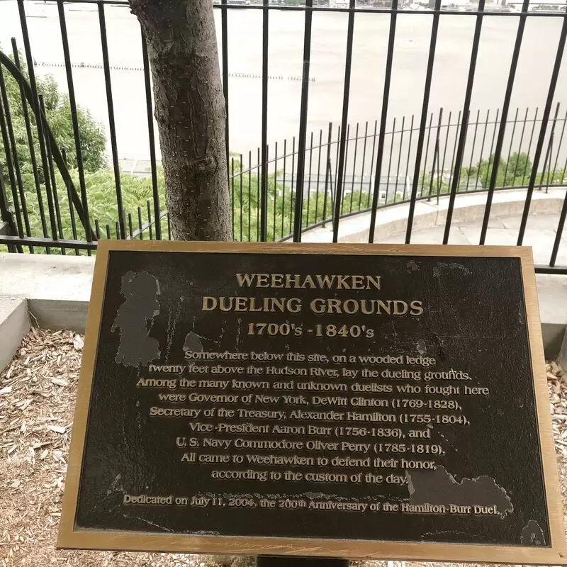 Weehawken Dueling Grounds